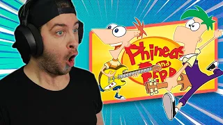 MY FIRST TIME LISTENING TO MY PHINEAS & FERB SONGS! | Phineas & Ferb Reaction