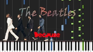 The Beatles - Because Synthesia Tutorial