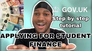 Applying for Student Finance walkthrough | A-Levels/ Uni