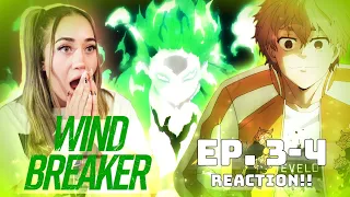 WE GOT TROUBLE!! FIGHT TIME!! 😳| WIND BREAKER Episode 3 & 4 REACTION