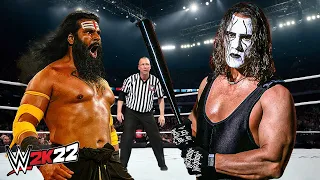 Veer Mahaan vs. Sting (WWE 2K22)