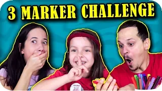 3 MARKER CHALLENGE с Ида