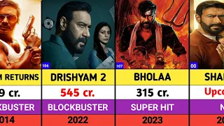 Ajay Devgan All Movies List | Ajay Devgan All Hits And Flops movies List | Shaitaan | Singham Again