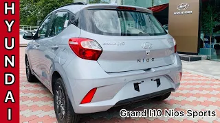 2021 Hyundai Grand i10 Nios - Sports - bs6 - silver colour - detailed walkaround, features and price