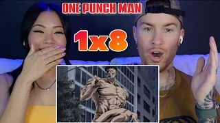 "THIS IS NOT A REAL ANIME" | One Punch Man Reaction S1 Ep 8