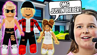 I GOT ADOPTED BY JUSTIN BIEBER!! **BROOKHAVEN ROLEPLAY** | JKREW GAMING