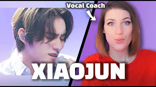 This boy is INCREDIBLE! | Vocal Coach Reaction to XIAOJUN from NCT, WayV on Lee Mujin Service