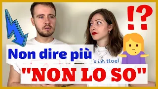 Smettila di Dire "NON LO SO": è Noioso! Impara le Alternative per ESPRIMERE IGNORANZA in ITALIANO 😂