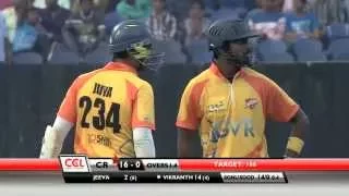 CCL 4 Chennai Rhinos Vs Mumbai Heroes exciting 0 to 5 overs