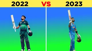 Cricket Records 2022 VS Cricket Records 2023