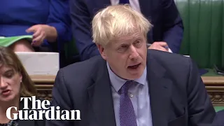 Boris Johnson says he will withdraw Brexit bill if MPs reject government's timetable