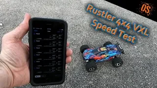 Traxxas Rustler 4x4 VXL Speed Test