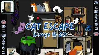 CatEscape 脱出ゲーム ねこ猫catネコ (Kana Yamamoto) Walkthrough  Stage 11 - 20