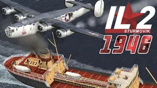 IL-2 1946: Liberator attacks Flying Boats and Ships