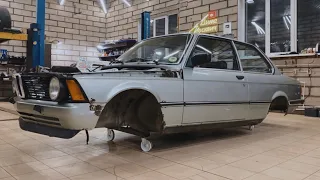 BMW E21. STANCE СВОИМИ РУКАМИ. НАЧИНАЕМ СТЕНСИРОВАТЬ. часть 1.