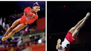 Simone Biles Vs Kenzo Shirai | WHO HAS A BETTER TRIPLE DOUBLE??