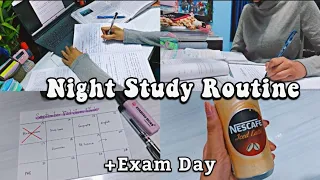 Night Study Routine during Exam + Exam Day 📚💻 | Study Vlog 2021 | Pragati shreya💫