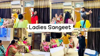 Aman Te Massi G Ne Mil K Payiya Boliyan 😃 | Ladies Sangeet Special | Amanjass vlogs |