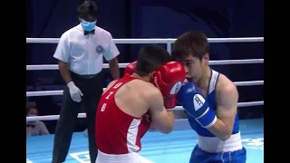 18-летний казахстанский боксер устроил рубку с узбекским чемпионом за «золото» чемпионата Азии