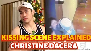 CHRISTINE DACERA : THE GUY BEHIND THE KISSING SCENE SPEAK UP | Full Cctv Footage