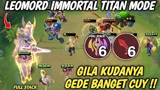 LEOMORD IMMORTAL TITAN MODE !! KUDANYA SESUAI EKSPEKTASI GEDE BANGET CUY Magic Chess Mobile Legends