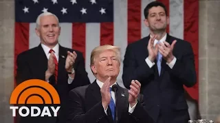 President Donald Trump Calls For Unity In State Of The Union Address | TODAY