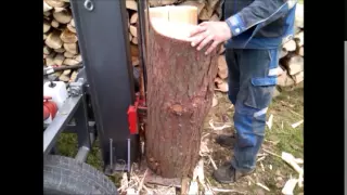 štípačka domácí výroby / homemade log splitter