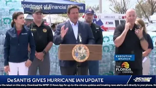 LIVE: DeSantis gives Hurricane Ian update