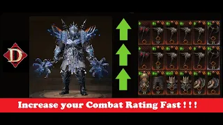 Increase your Combat Rating Fast ! ! ! | Diablo Immortal | Free to Play ! ! !