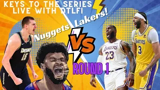 LAKERS VS NUGGETS SERIES PREVIEW! LIVE WITH DTLF