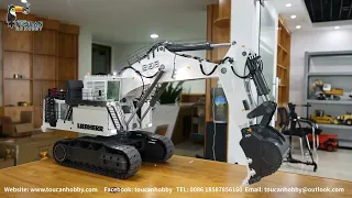 The world's amazing RC hydraulic excavator 1/20 Liebherr 996 is here now!