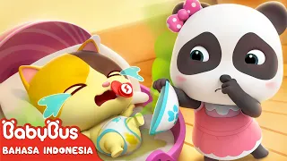 Rawat Bayi Kucing Super Lucu🍼| Lagu Anak & Kartun Anak | Kebiasaan Baik | BabyBus Bahasa Indonesia