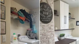 DIY laundry room makeover under $200