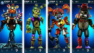 FNAF AR Scrap Star Animatronics Workshop Animations