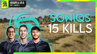 ESL PUBG • NA Masters Spring - SONIQS 15 KILLS