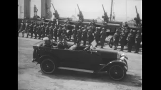 Italy 1930s: The military parade archive footage