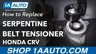 How to Replace Serpentine Belt Tensioner 02-14 Honda CRV