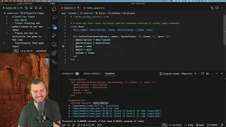 Building a text-adventure framework from scratch #2 | Coding Out Loud (livestream)