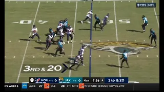 Jacksonville Jaguars Travon Walker cheap shots Houston Texans QB Davis Mills (week 5) 2022