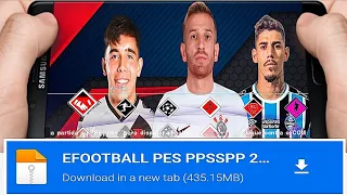 NOVO! EFOOTBALL PES PPSSPP LITE 2024 100% ATUALIZADO, BRASILEIRÃO  ,EUROPEU, NOVAS TRANSFERÊNCIAS