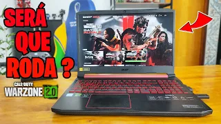 NOTEBOOK ACER NITRO 5 RODA CALL OF DUTY WARZONE 2.0 ? TESTE DE PERFORMANCE.