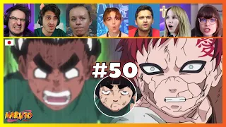 Naruto Episode 50 | 5th Gate! | Reaction Mashup ナルト