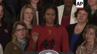 Michelle Obama Gives Emotional Farewell