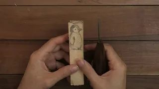 Whittling easy baby penguin {suitable for beginners}