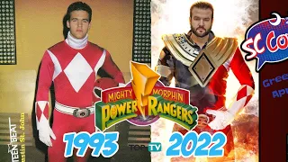 POWER RANGERS MIGHTY MORPHIN ANTES Y DESPUES 2022 - EDAD Y PAREJAS 2022.