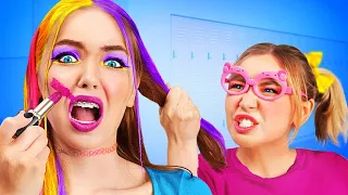 Locos líos de belleza - ¡MAQUILLAJE PARA NIÑA VS. PARA  JOVEN! Por La La Vida Emojis