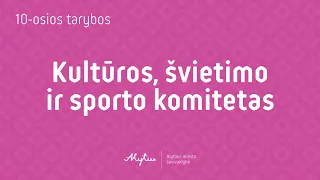 2023-10-10 Alytaus miesto savivaldybės tarybos Kultūros, švietimo ir sporto komiteto posėdis