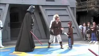 Ian wants to join the Dark Side at Jedi Training