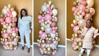 Easy 6 foot Organic Balloon Column Tutorial | DIY
