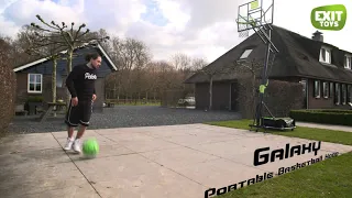 EXIT Galaxy portable basketball system